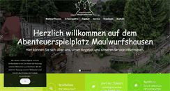 Desktop Screenshot of maulwurfshausen.de